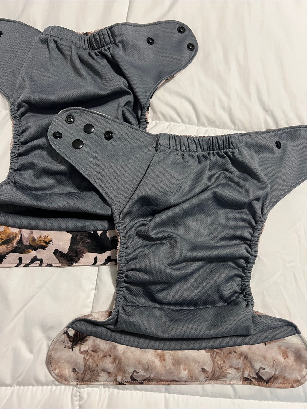 Stock Show Baby Cloth Diapers Aztec, Buffalo, Horse & Animal Prints One Size - Picture 7 of 10